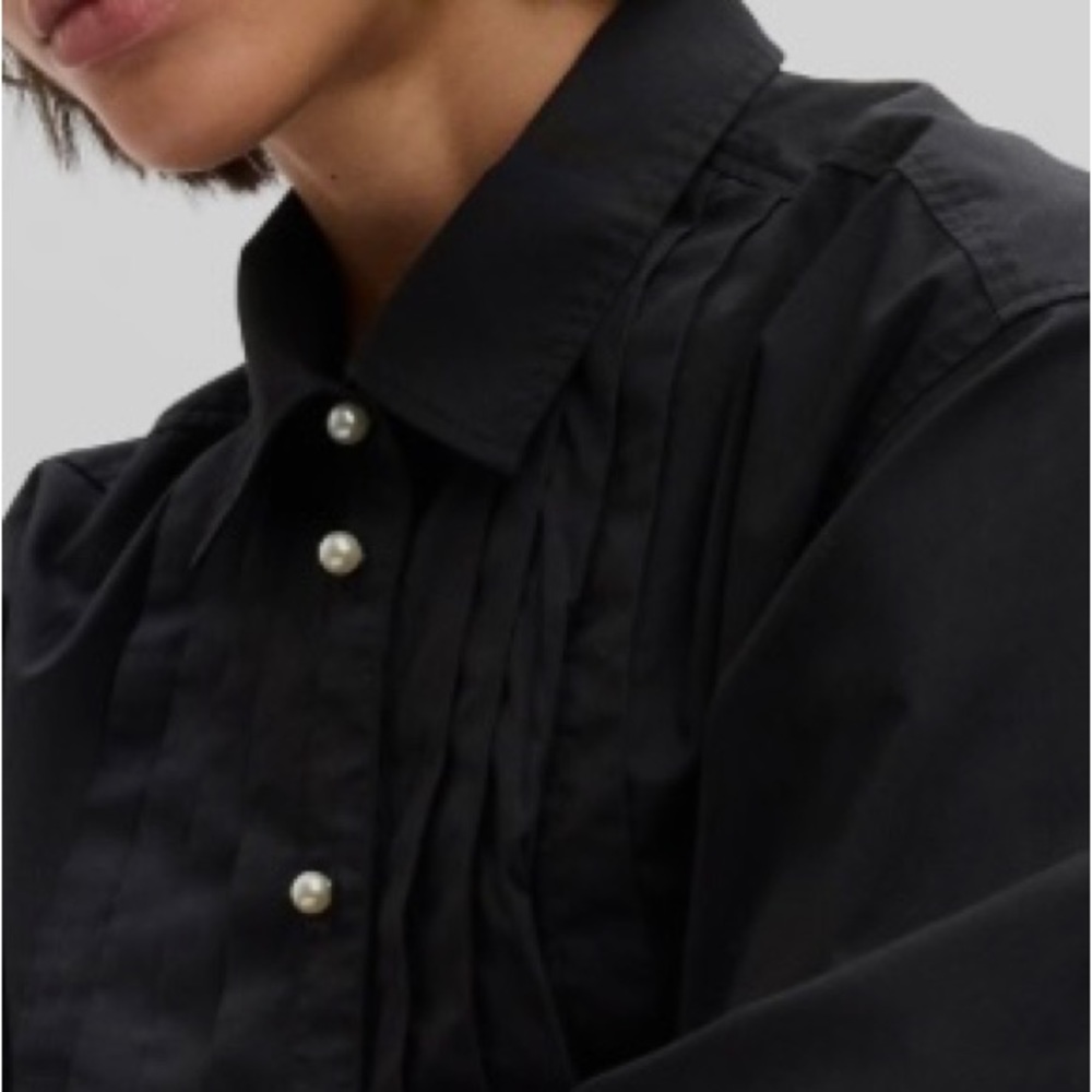 Pearl Button Big Shirt